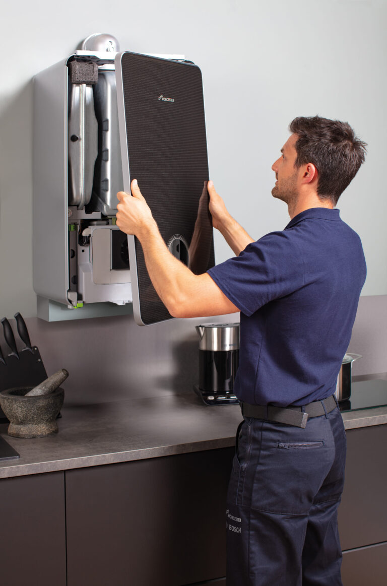 JW Heating providing boiler installation services