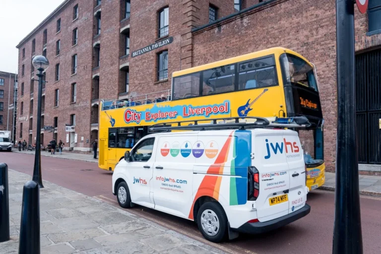 Jw Heating Services Van Albert Docks Liverpool Merseyside