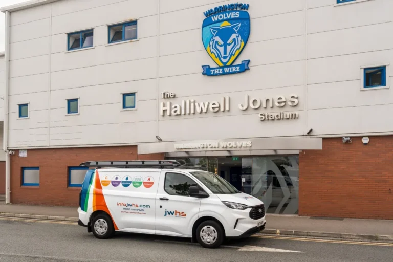 Jw Heating Services Van In Warrington Cheshire